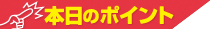 本日のポイント